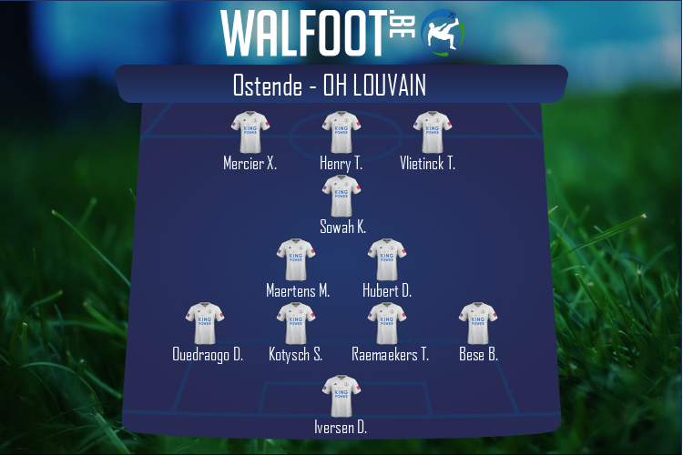 Composition OH Louvain | Ostende - OH Louvain (19/09/2020)