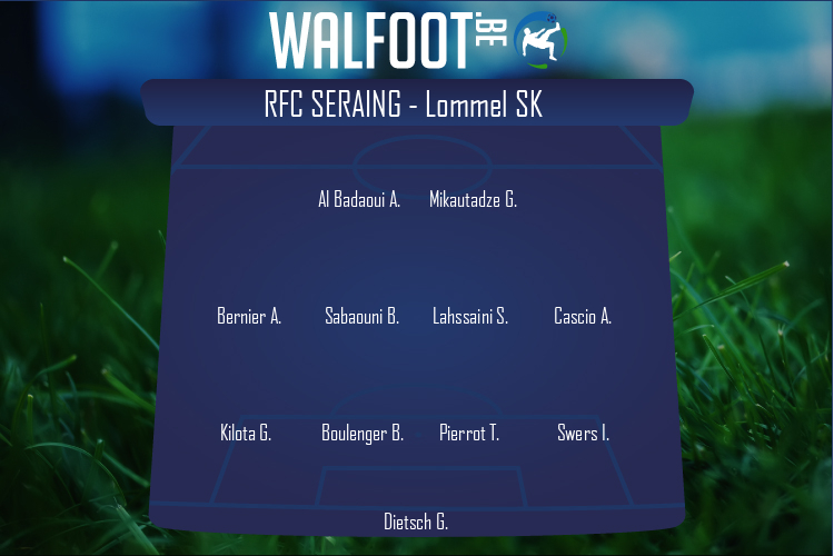 Composition RFC Seraing | RFC Seraing - Lommel SK (25/10/2020)