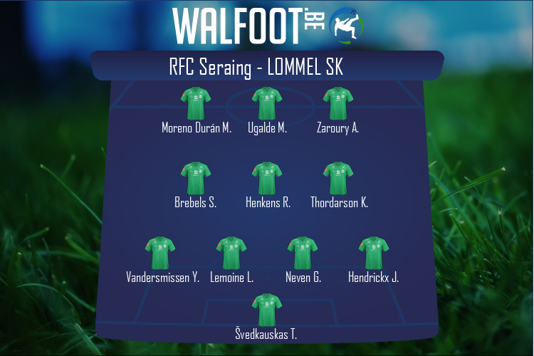Composition Lommel SK | RFC Seraing - Lommel SK (25/10/2020)