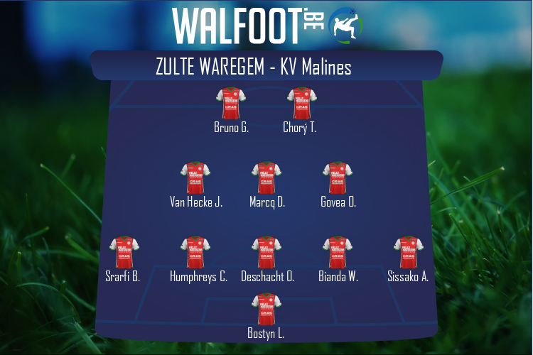Zulte Waregem (Zulte Waregem - KV Malines)
