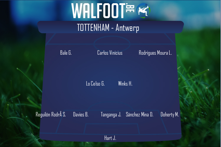 Composition Tottenham | Tottenham - Antwerp (10/12/2020)