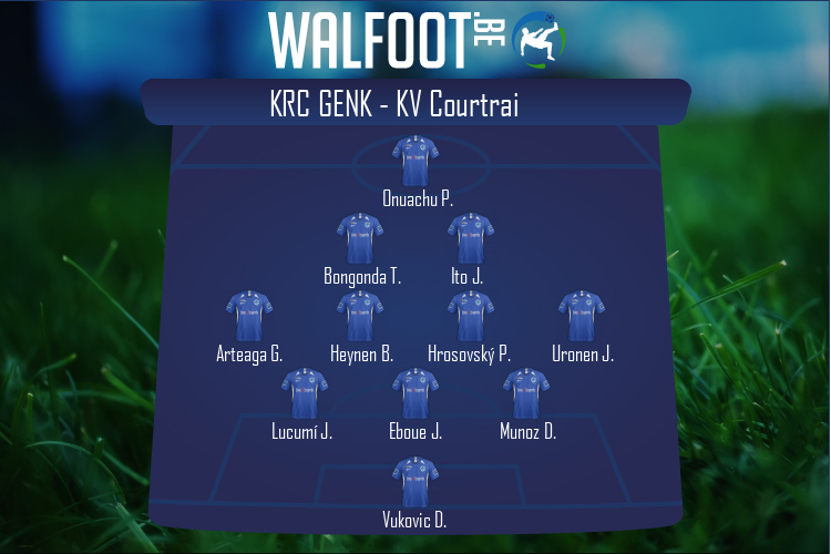 Composition KRC Genk | KRC Genk - KV Courtrai (19/12/2020)