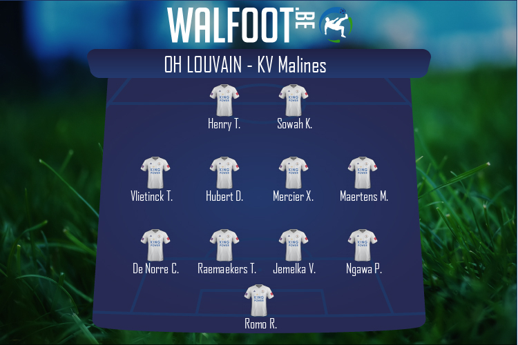Composition OH Louvain | OH Louvain - KV Malines (20/12/2020)