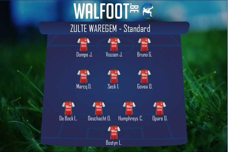 Zulte Waregem (Zulte Waregem - Standard)