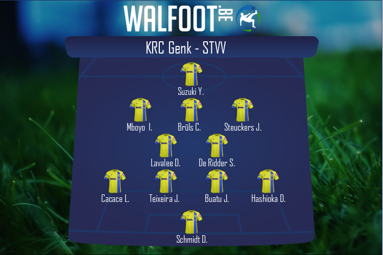 Composition STVV | KRC Genk - STVV (11/04/2021)