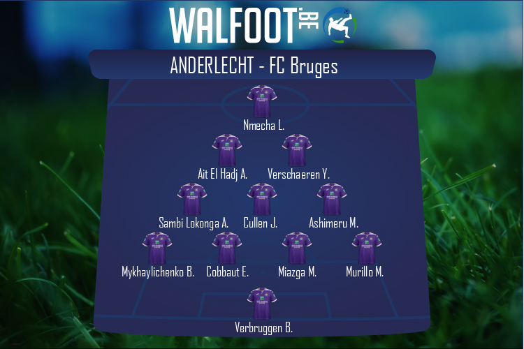 Composition Anderlecht | Anderlecht - FC Bruges (20/05/2021)