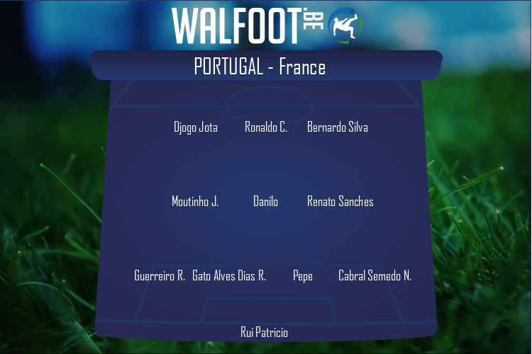 Composition Portugal | Portugal - France (23/06/2021)