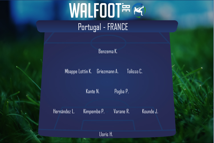 Composition France | Portugal - France (23/06/2021)