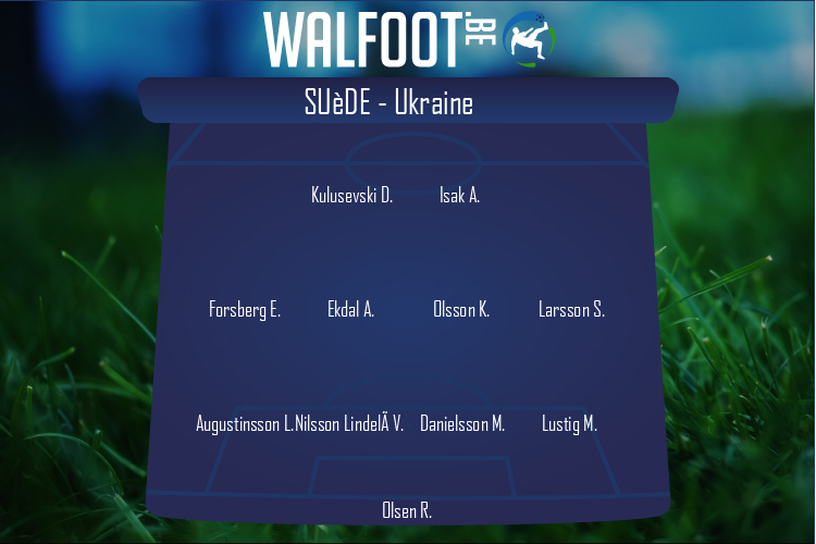 Composition Suède | Suède - Ukraine (29/06/2021)