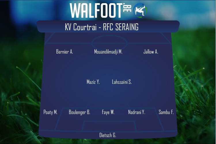 Composition RFC Seraing | KV Courtrai - RFC Seraing (24/07/2021)
