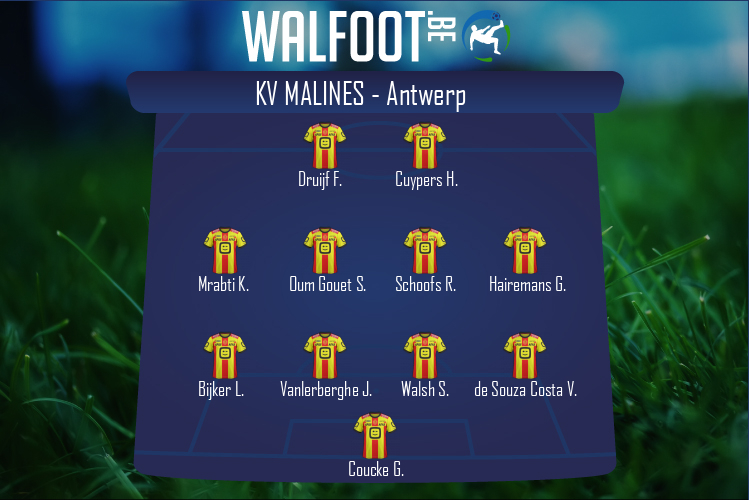 Composition KV Malines | KV Malines - Antwerp (25/07/2021)