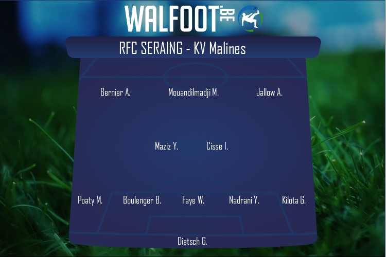 Composition RFC Seraing | RFC Seraing - KV Malines (31/07/2021)