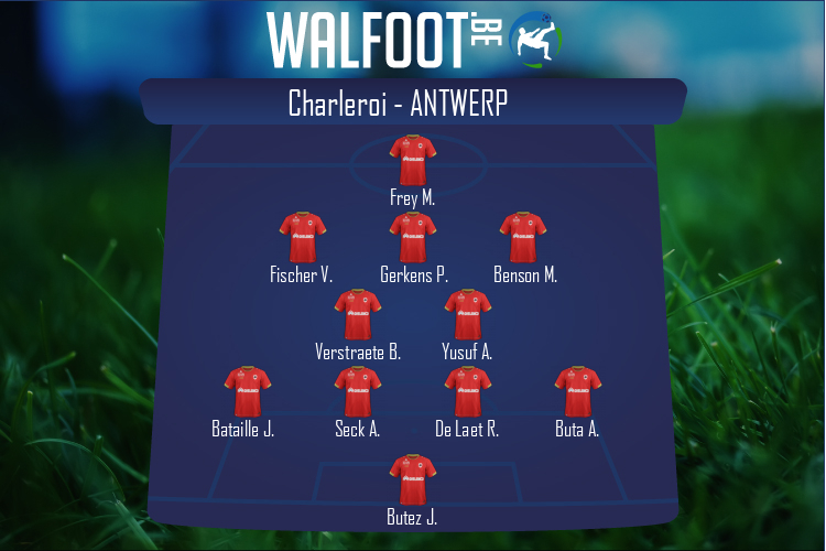 Composition Antwerp | Charleroi - Antwerp (13/08/2021)
