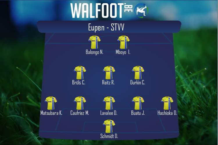 Composition STVV | Eupen - STVV (14/08/2021)