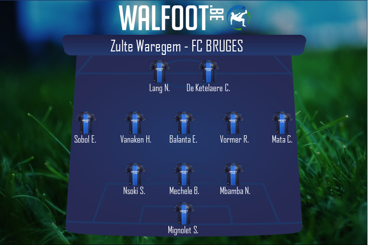 Composition FC Bruges | Zulte Waregem - FC Bruges (15/08/2021)