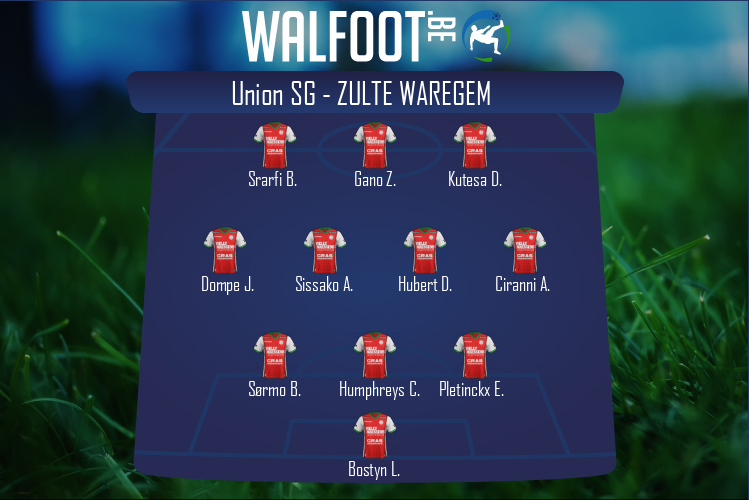 Composition Zulte Waregem | Union SG - Zulte Waregem (18/09/2021)