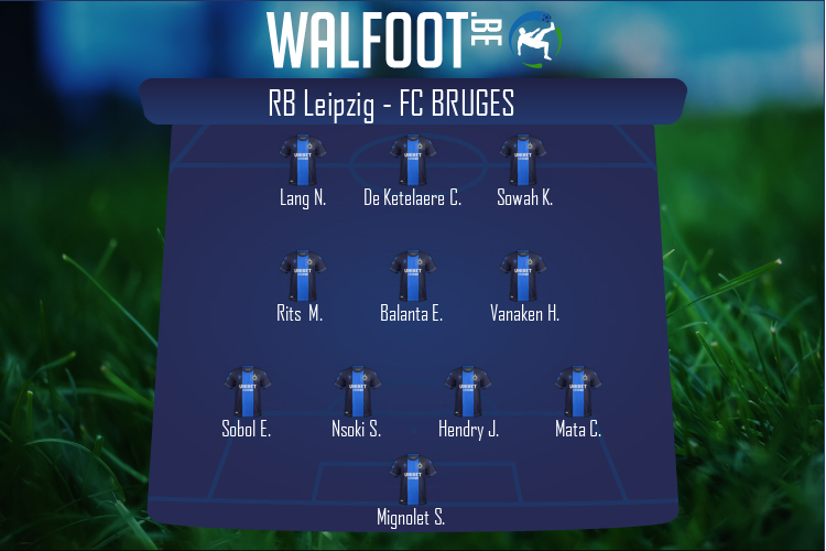 Composition FC Bruges | RB Leipzig - FC Bruges (28/09/2021)
