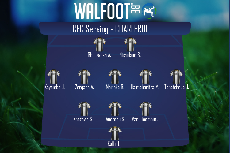Composition Charleroi | RFC Seraing - Charleroi (22/10/2021)