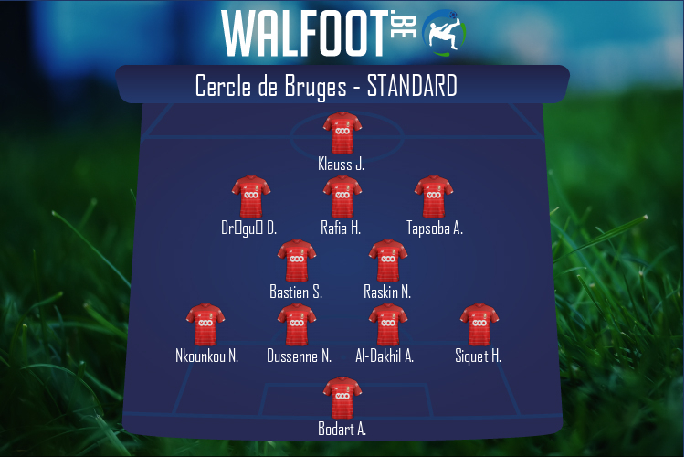 Composition Standard | Cercle de Bruges - Standard (23/10/2021)