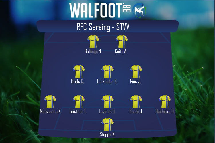 Composition STVV | RFC Seraing - STVV (27/10/2021)