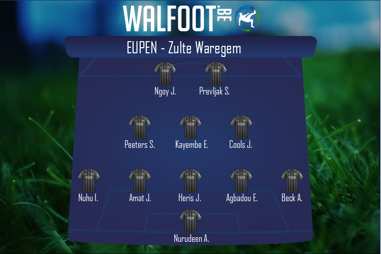 Composition Eupen | Eupen - Zulte Waregem (06/11/2021)