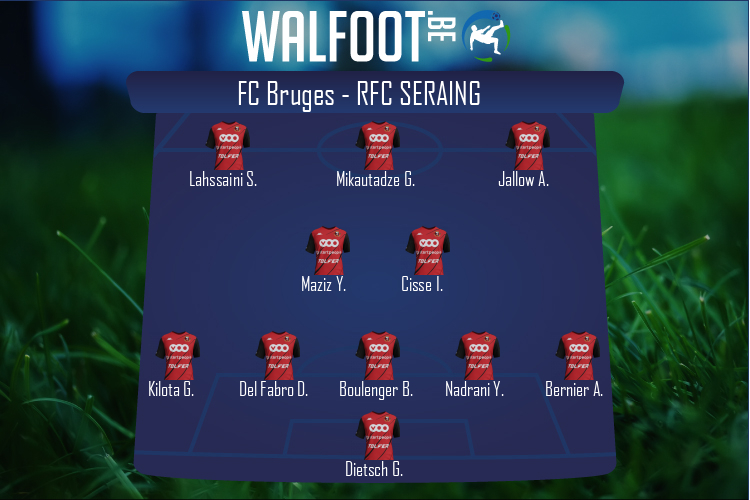 Composition RFC Seraing | FC Bruges - RFC Seraing (04/12/2021)
