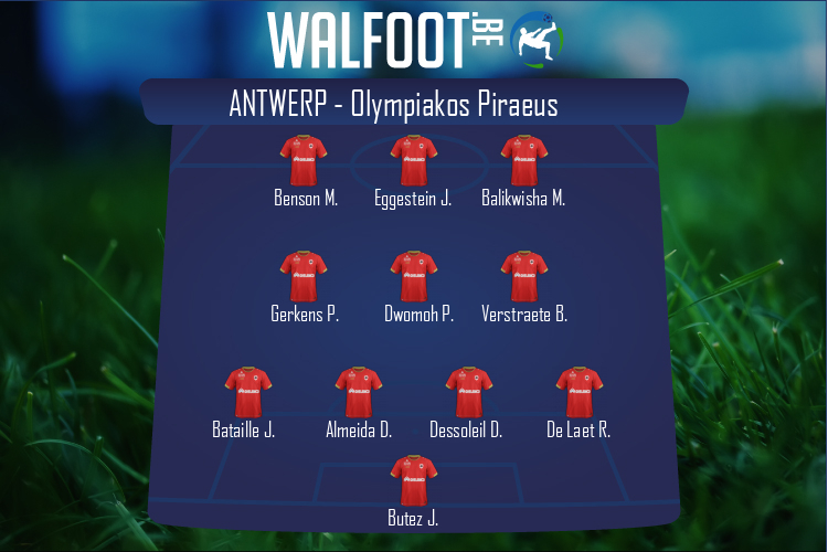 Composition Antwerp | Antwerp - Olympiakos Piraeus (09/12/2021)
