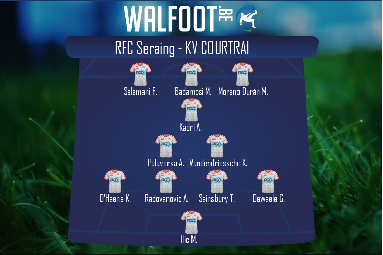 Composition KV Courtrai | RFC Seraing - KV Courtrai (17/12/2021)