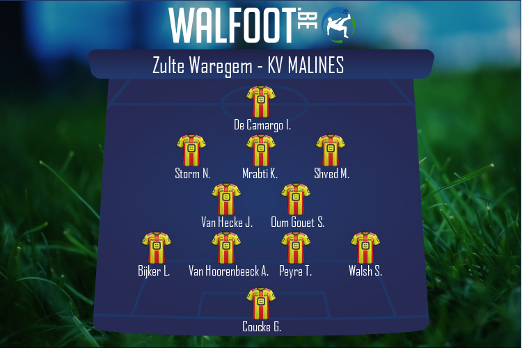 Composition KV Malines | Zulte Waregem - KV Malines (18/12/2021)