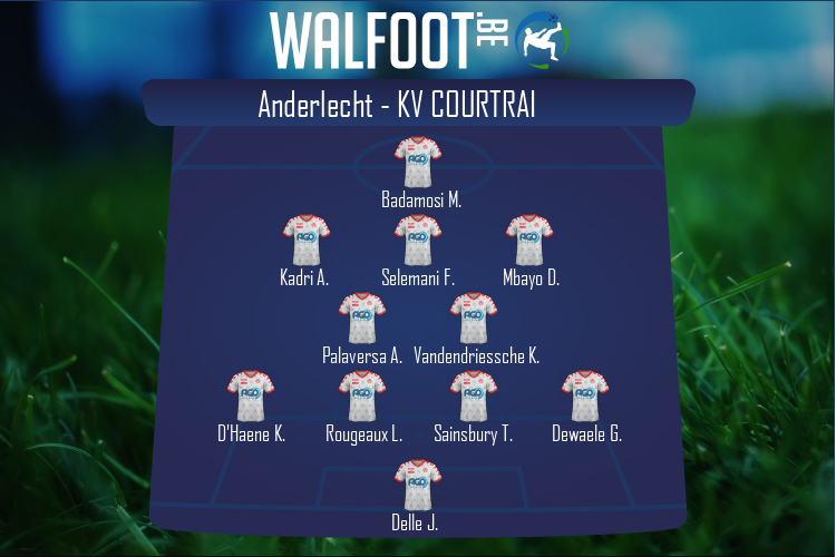 KV Courtrai (Anderlecht - KV Courtrai)