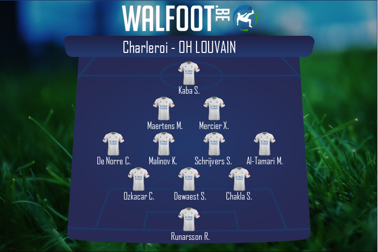 Composition OH Louvain | Charleroi - OH Louvain (27/12/2021)