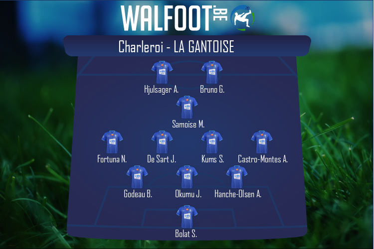 Composition La Gantoise | Charleroi - La Gantoise (22/01/2022)