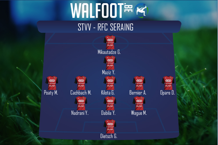 Composition STVV | STVV - RFC Seraing (22/01/2022)