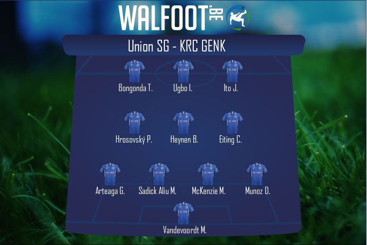 Composition KRC Genk | Union SG - KRC Genk (23/01/2022)