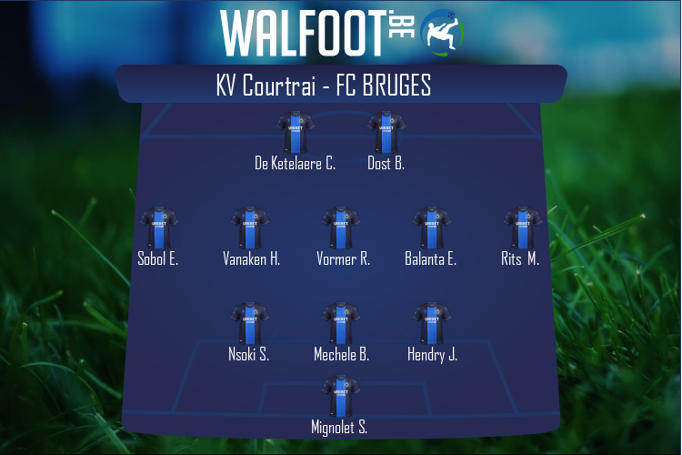 Composition FC Bruges | KV Courtrai - FC Bruges (30/01/2022)