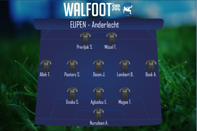 Composition Eupen | Eupen - Anderlecht (03/02/2022)