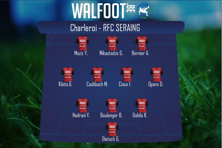 Composition RFC Seraing | Charleroi - RFC Seraing (04/02/2022)