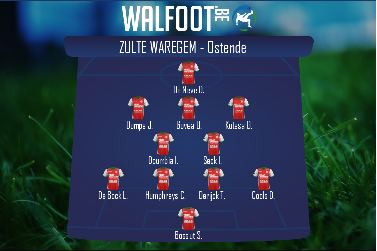 Composition Zulte Waregem | Zulte Waregem - Ostende (09/02/2022)