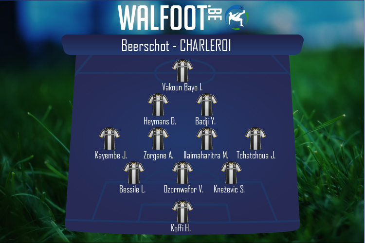 Composition Charleroi | Beerschot - Charleroi (25/02/2022)