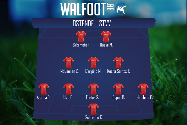 Composition Ostende | Ostende - STVV (26/02/2022)