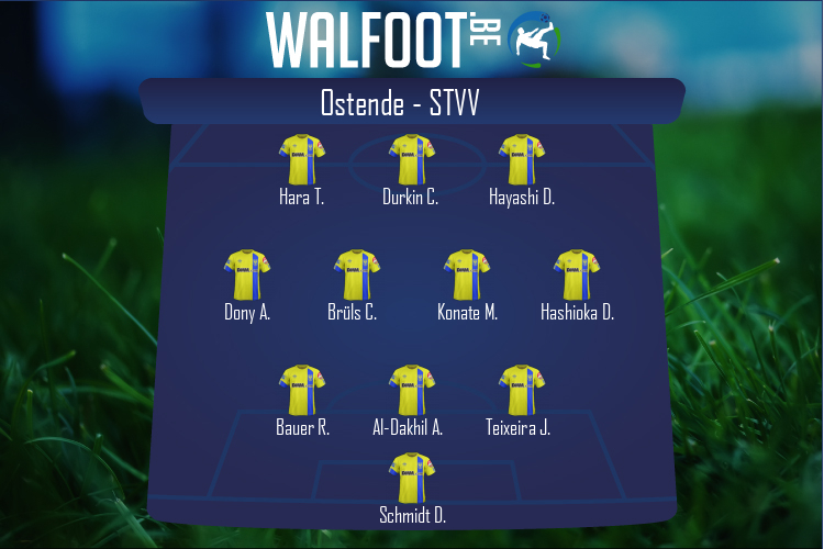Composition STVV | Ostende - STVV (26/02/2022)