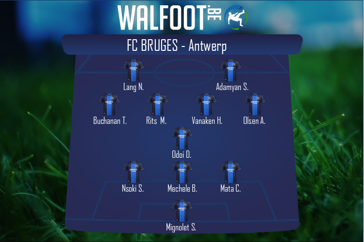 Composition FC Bruges | FC Bruges - Antwerp (27/02/2022)