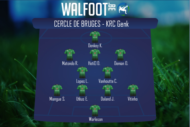 Composition Cercle de Bruges | Cercle de Bruges - KRC Genk (05/03/2022)
