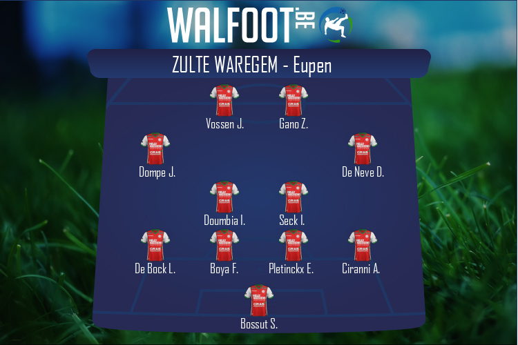 Composition Zulte Waregem | Zulte Waregem - Eupen (12/03/2022)