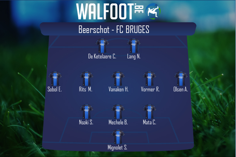 Composition FC Bruges | Beerschot - FC Bruges (01/04/2022)