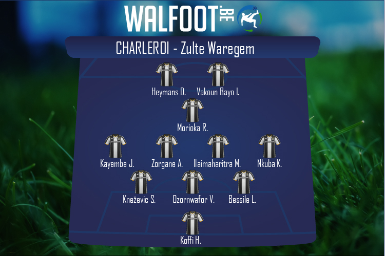 Composition Charleroi | Charleroi - Zulte Waregem (10/04/2022)