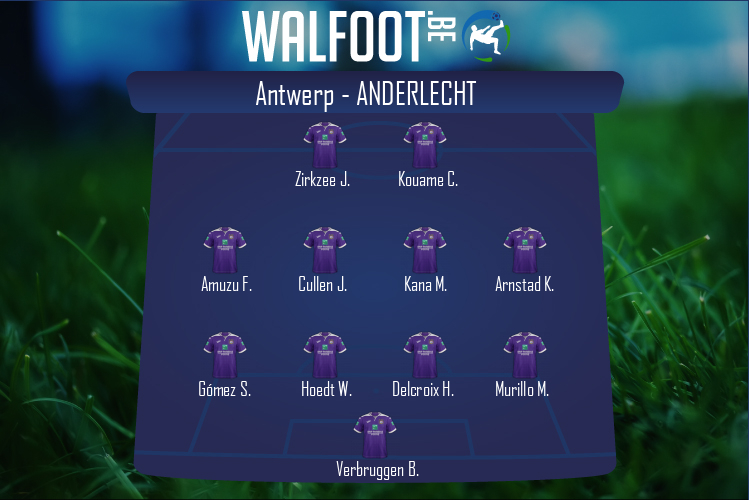Composition Anderlecht | Antwerp - Anderlecht (08/05/2022)