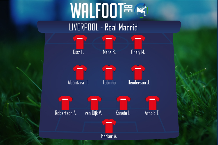 Composition Liverpool | Liverpool - Real Madrid (28/05/2022)