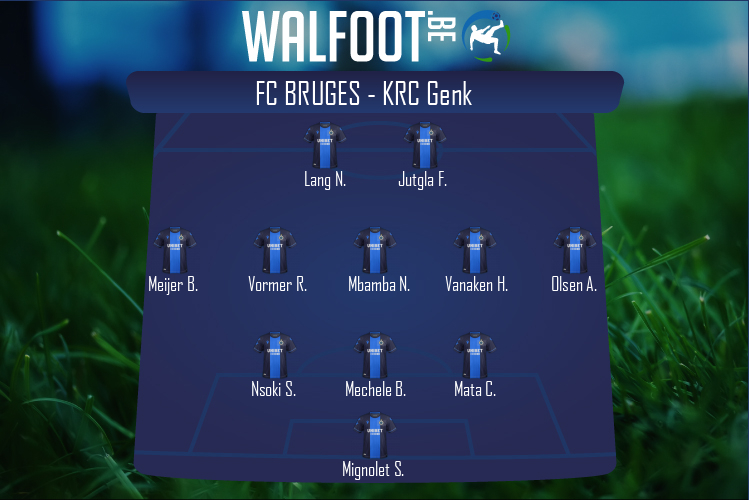 Composition FC Bruges | FC Bruges - KRC Genk (24/07/2022)