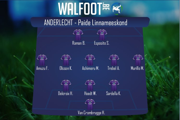Composition Anderlecht | Anderlecht - Paide Linnameeskond (11/08/2022)